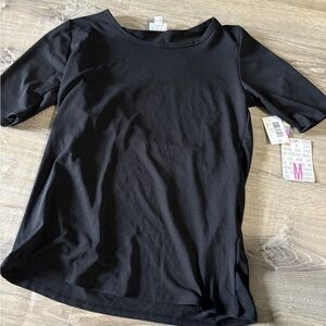 Lularoe Gigi Classic solid Black Women's Top med new with tag